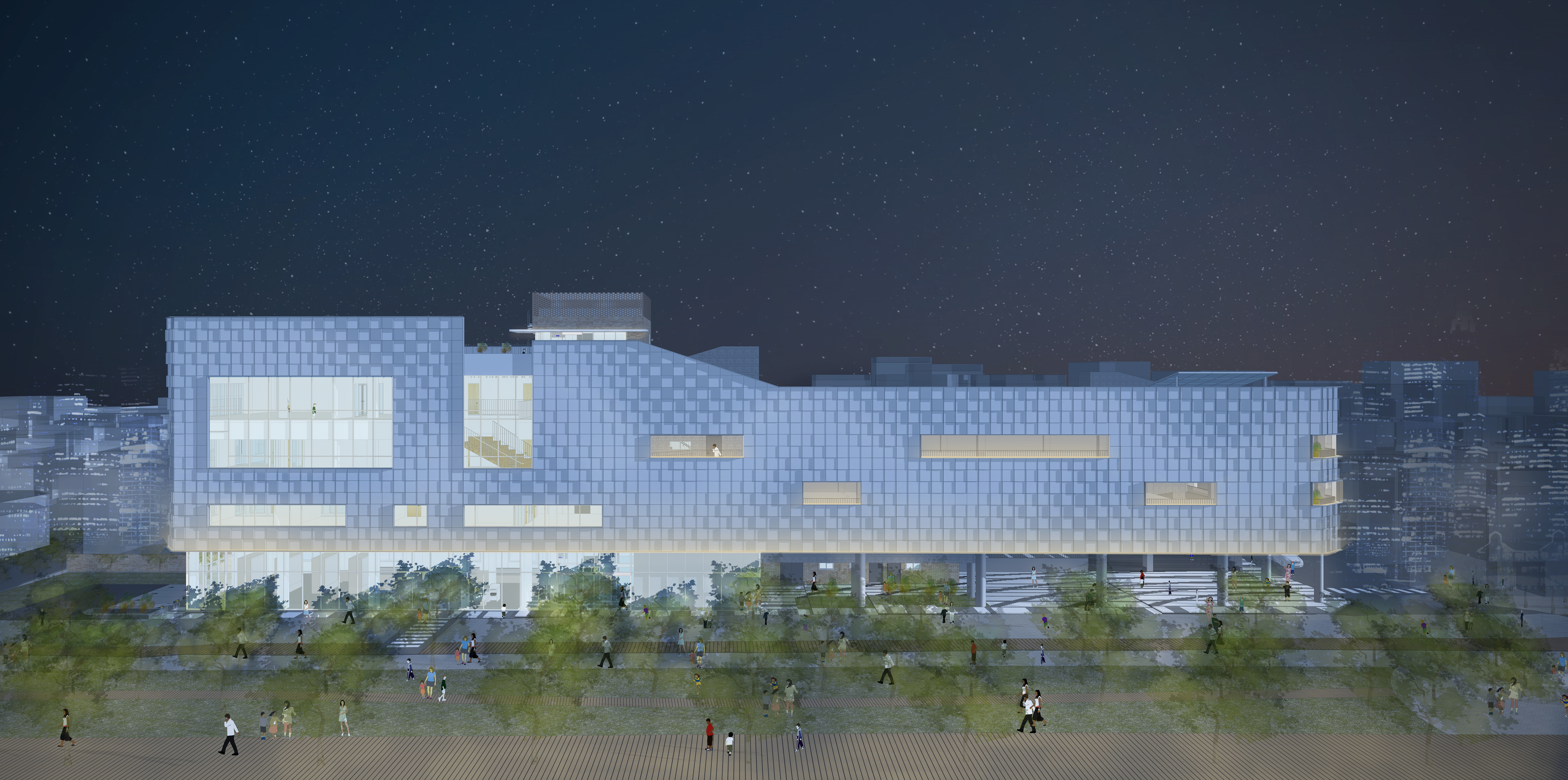 백운광장 공영주차장 및 어울림센터